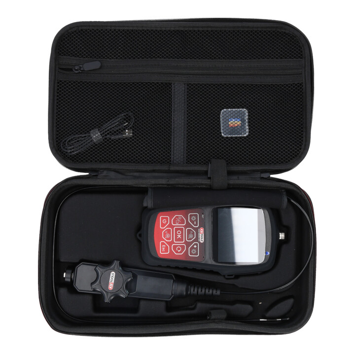 KS Tools HD-Videoskop-Satz mit Ø 3,9 mm 180° und 0° HD Frontkamera-Sonde, flexible PVC Hülle, 3-tlg