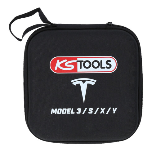 KS Tools Hefbrugopnameset voor Tesla Model 3, S, X, Y, 4-dlg