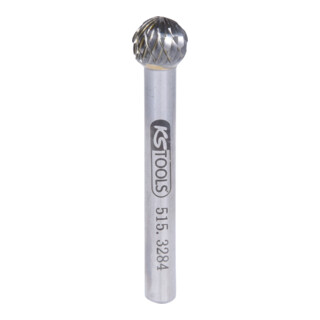 KS Tools HM Kugel-Frässtift Form D, 10mm