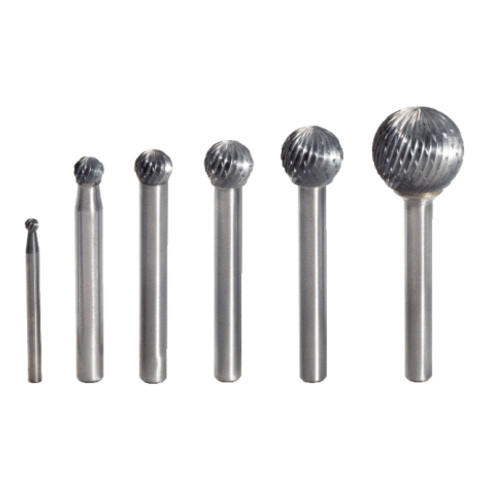 KS Tools HM Kugel-Frässtift Form D, 10mm