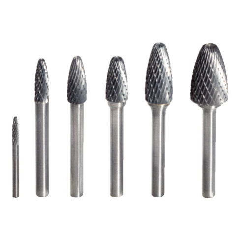 KS Tools HM Rundbogen-Frässtift Form F, 8mm