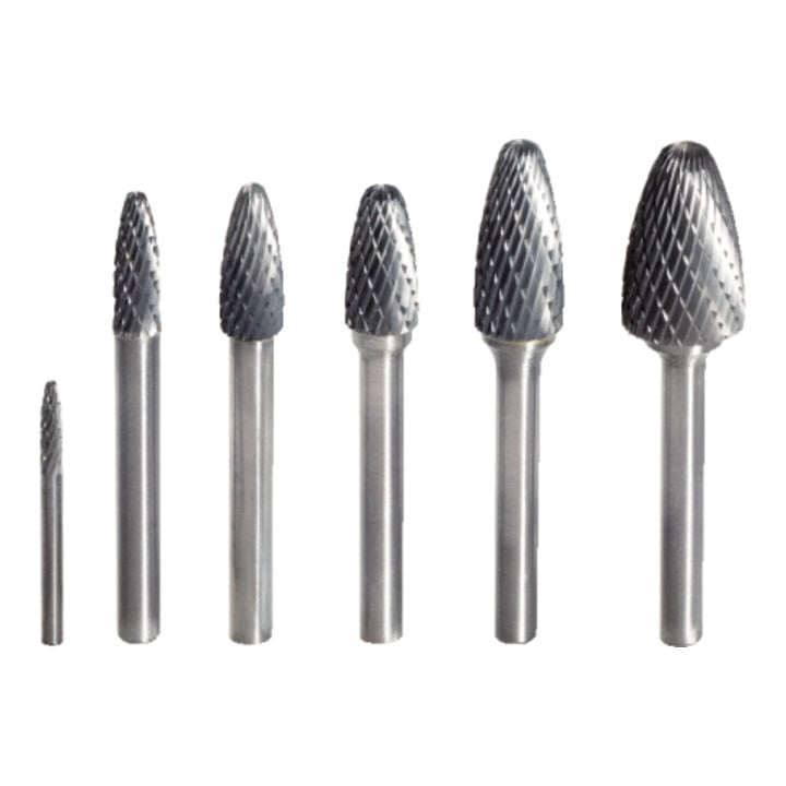 KS Tools HM Rundbogen-Frässtift Form F, 8mm