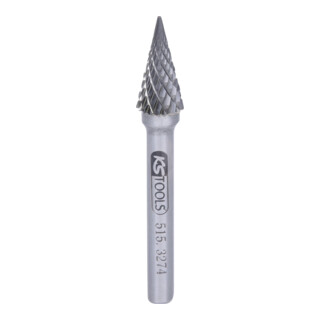 KS Tools HM Spitzkegel-Frässtift Form M, 10mm