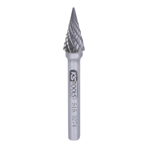 KS Tools HM Spitzkegel-Frässtift Form M, 10mm