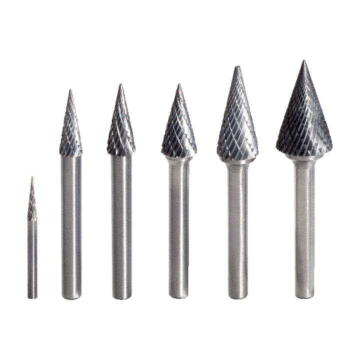 KS Tools HM Spitzkegel-Frässtift Form M, 12mm