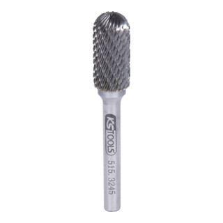 KS Tools HM Walzenrund-Frässtift Form C, 12mm