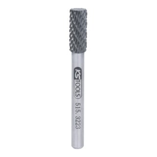KS Tools HM Zylinder-Frässtift Form A ohne Stirnverzahnung