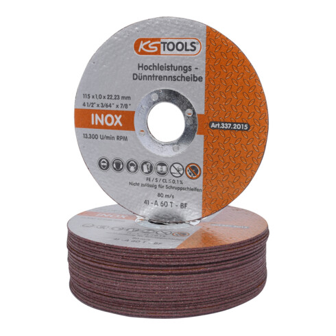 KS Tools Hochleistungs-Dünntrennscheibe, 1mm