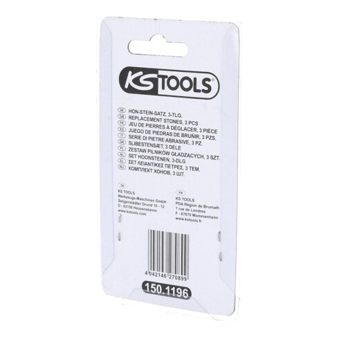 KS Tools hoonsteenset, lengte: 76 mm, voor 150.1195