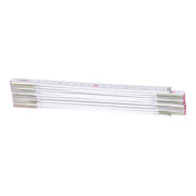 KS Tools houten duimstok, wit, 2m-3