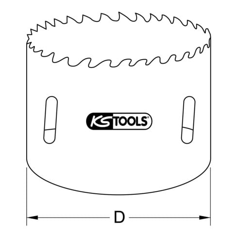 KS Tools HSS bi-metaal gatzaag