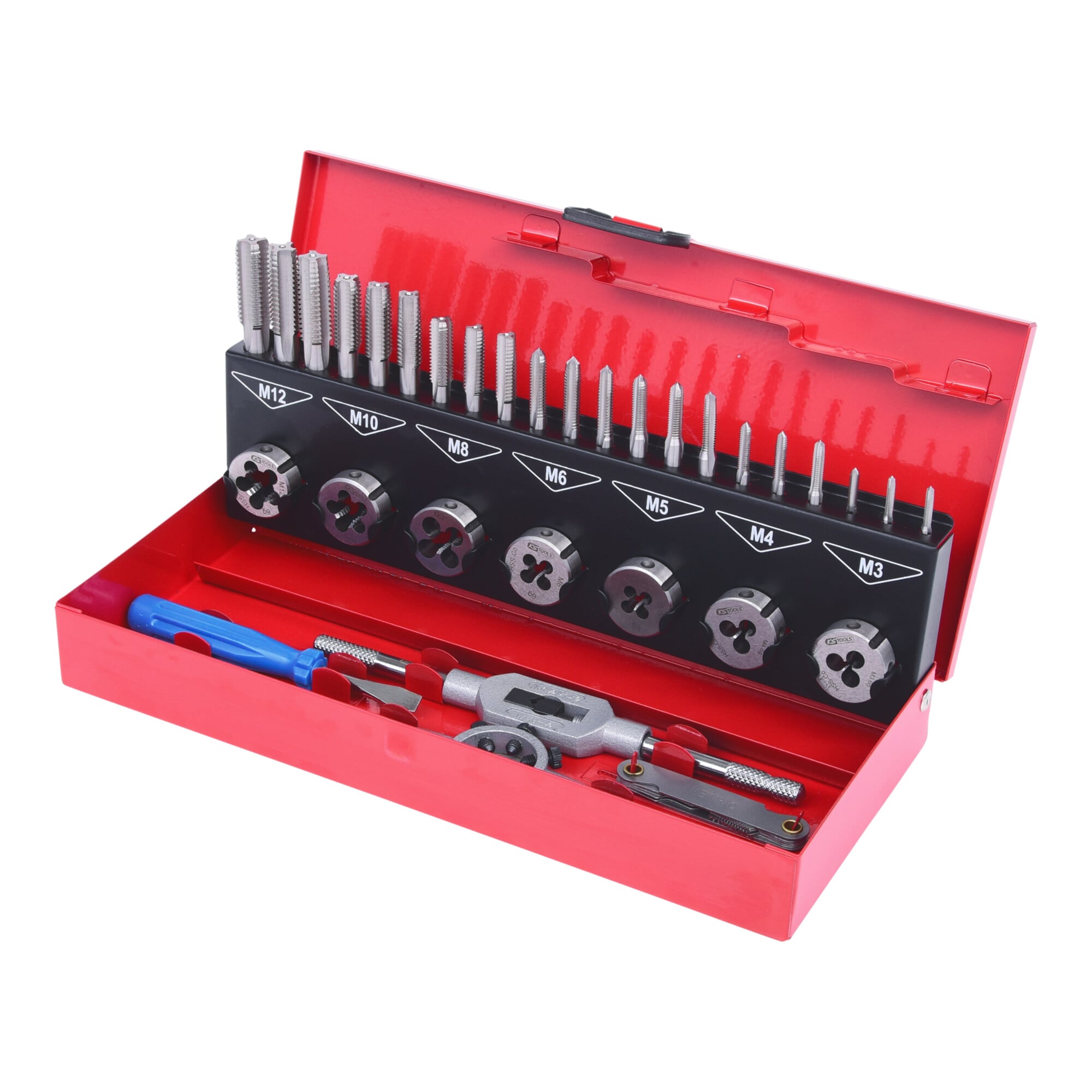 KS Tools HSS Co Gewindeschneidwerkzeug-Satz, 32-teilig