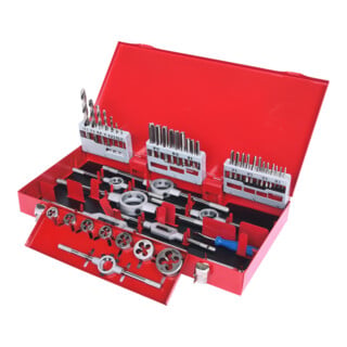 KS Tools HSS Co Gewindeschneidwerkzeug-Satz, 44-teilig