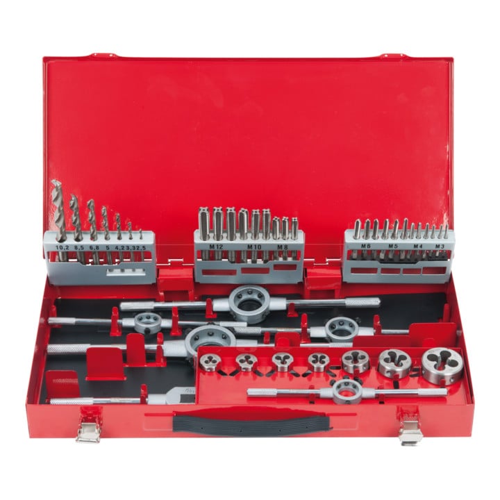 KS Tools HSS Co Gewindeschneidwerkzeug-Satz, 44-teilig
