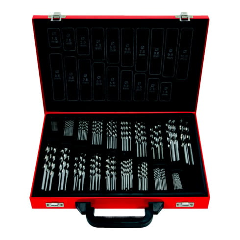 KS Tools HSS-G Co 5 spiraalboor set, 170 stuks, 1-10mm