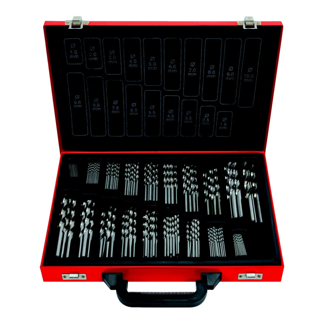 KS Tools HSS-G Co 5 Spiralbohrer-Satz, 170-teilig, 1-10mm