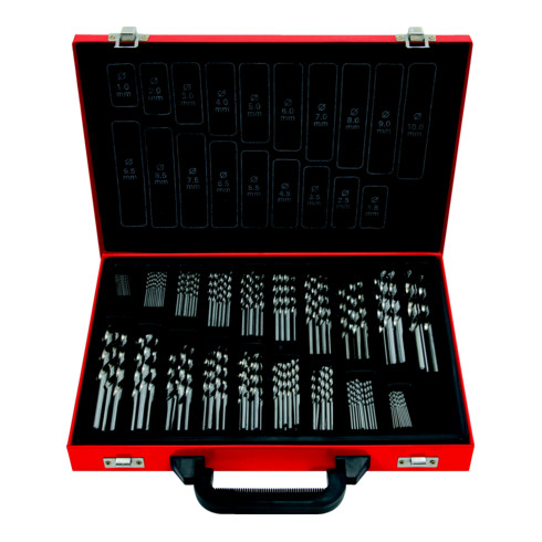 KS Tools HSS-G Co 5 Spiralbohrer-Satz, 170-teilig, 1-10mm