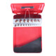 KS Tools HSS-G Co 5 Spiralbohrer-Satz, Stahlblechkassette 19-teilig 1-10mm-4