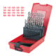 KS Tools HSS-G spiraalboorset, kunststof koffer, 19 stuks 1-10mm