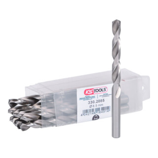 KS Tools HSS-G Spiralbohrer, 8,5mm, 10er Pack