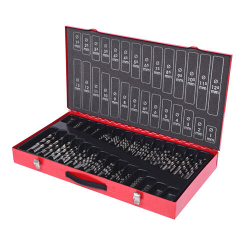 KS Tools HSS-G Spiralbohrer-Satz, 230-teilig, 1-13mm