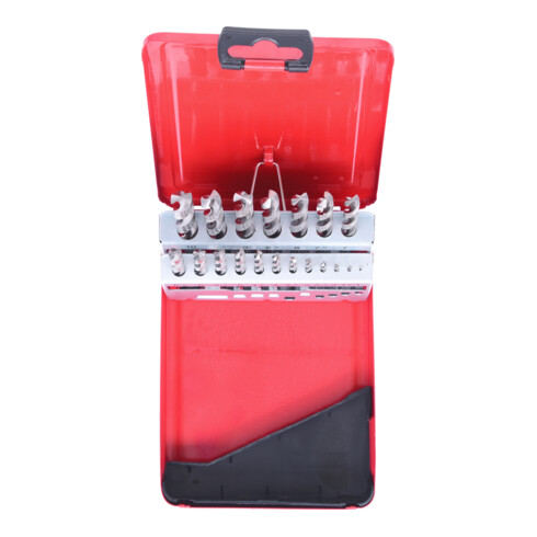 KS Tools HSS-G Spiralbohrer-Satz, Stahlblechkassette, 19-teilig 1-10mm