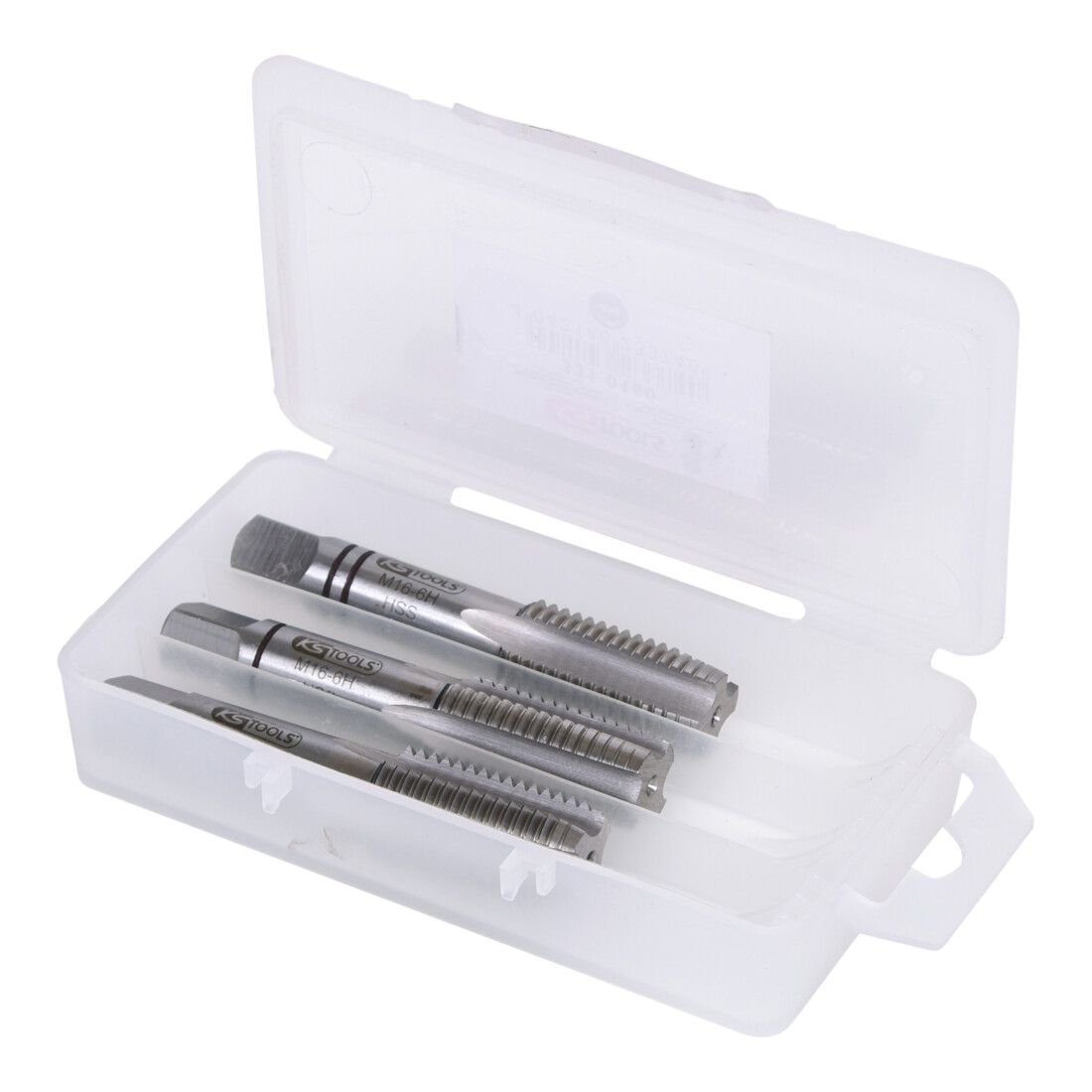 KS Tools HSS Handgewindebohrer-Satz M, M16x2, 3-teilig