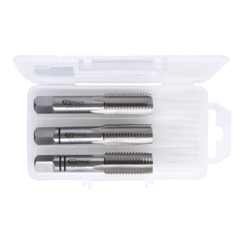 KS Tools HSS Handgewindebohrer-Satz M, M16x2, 3-teilig