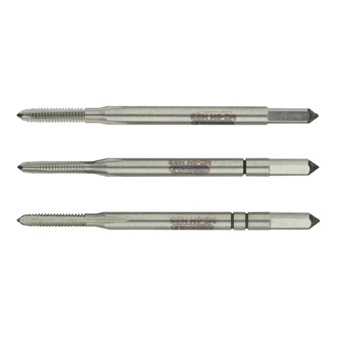 KS Tools HSS Handgewindebohrer-Satz M, M2x0,4, 3-teilig
