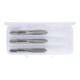 KS Tools HSS Handgewindebohrer-Satz M, M7x1, 3-teilig-4
