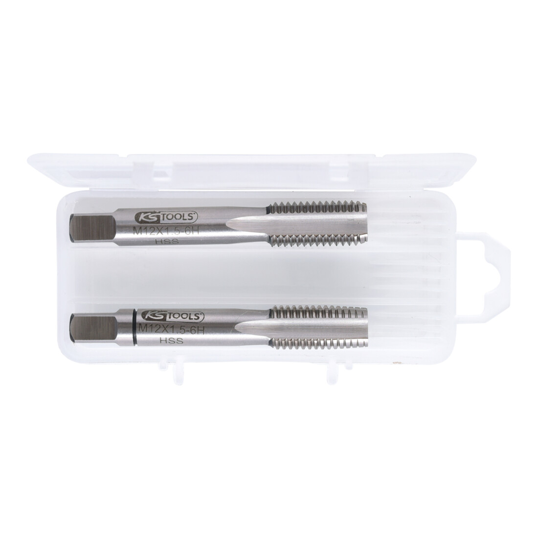 KS Tools HSS Handgewindebohrer-Satz MF, MF12x1,5, 2-teilig