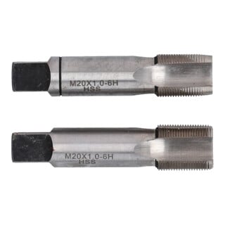 KS Tools HSS Handgewindebohrer-Satz MF, MF20x1,25, 2-teilig