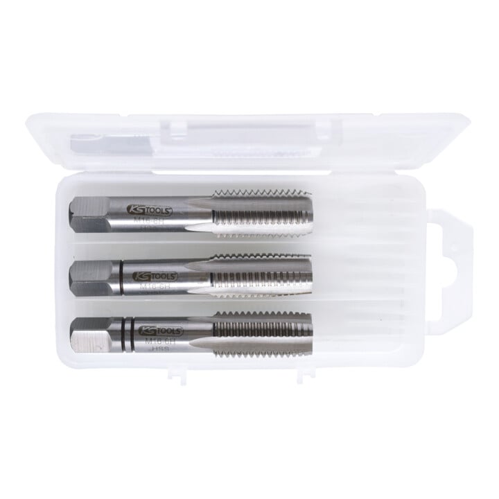 KS Tools HSS handtap set M, M16x2, 3-delig