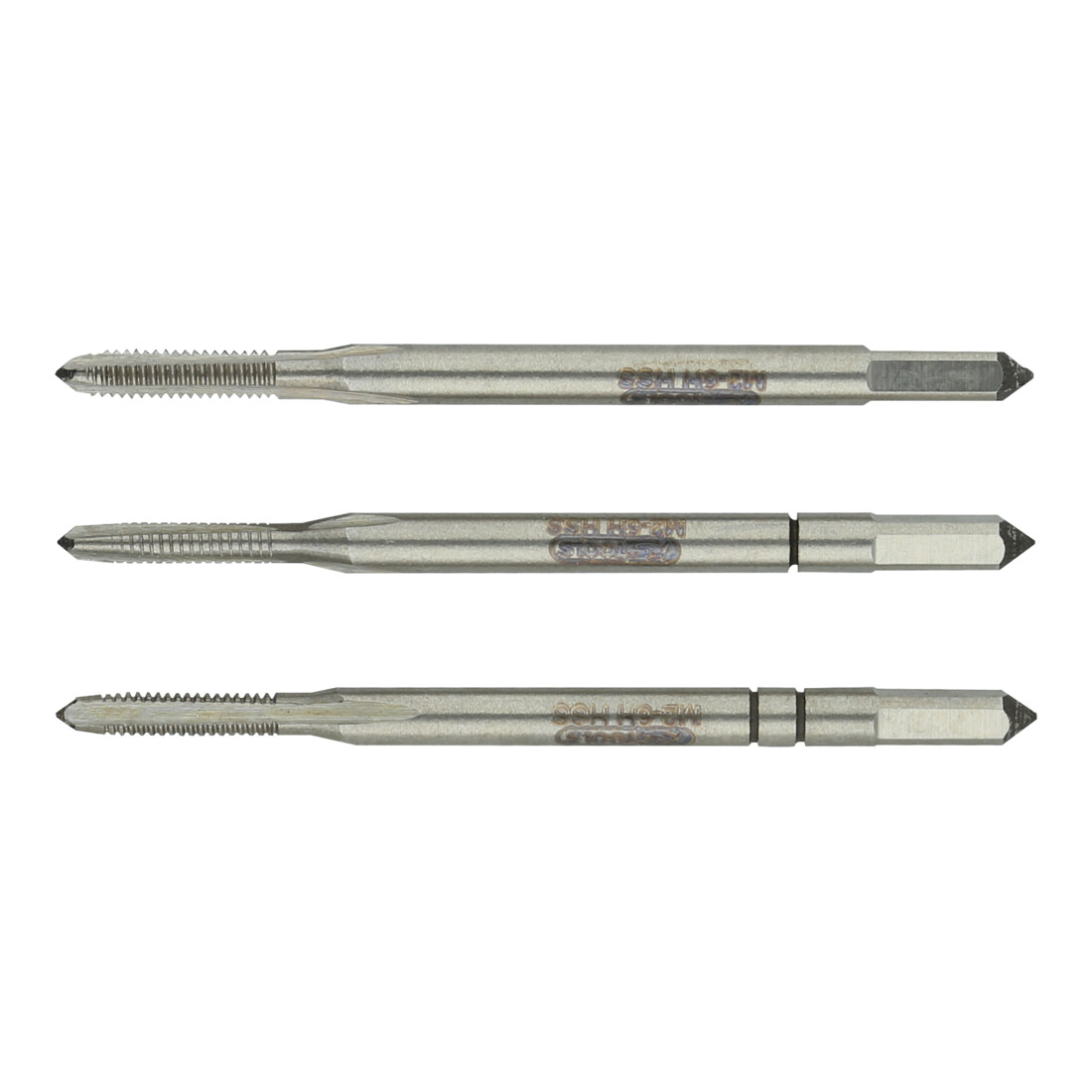KS Tools HSS handtap set M, M2x0,4, 3-delig