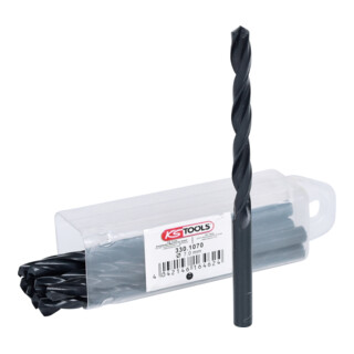 KS Tools HSS-R Spiralbohrer, 7mm, 10er Pack