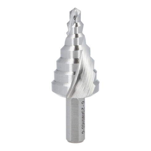 KS Tools HSS-stappenboor, Ø 6-25mm, 7 stappen