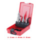 KS Tools HSS-stappenboorset, kunststof koffer, 3 stuks