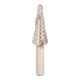 KS Tools HSS Stufenbohrer extra kurz,Ø 4-12mm, 9 Stufen