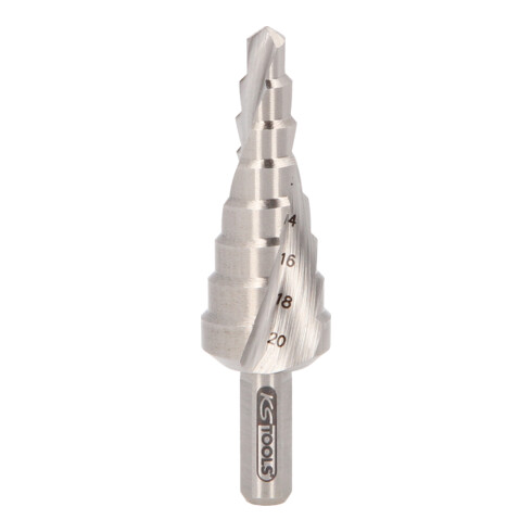 KS Tools HSS Stufenbohrer,Ø 6-20mm, 8 Stufen