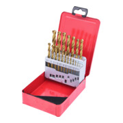 KS Tools HSS TiN spiraalboor set, plaatstaal Cassette 19-delig 1-10mm-1