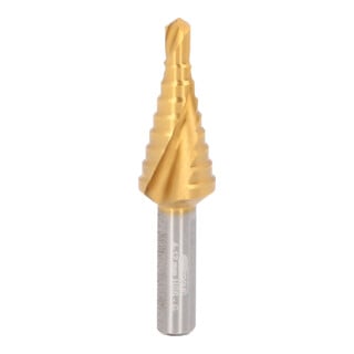KS Tools HSS-TiN Stufenbohrer extra kurz