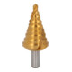 KS Tools HSS-TiN Stufenbohrer,Ø 6-32mm, 9 Stufen