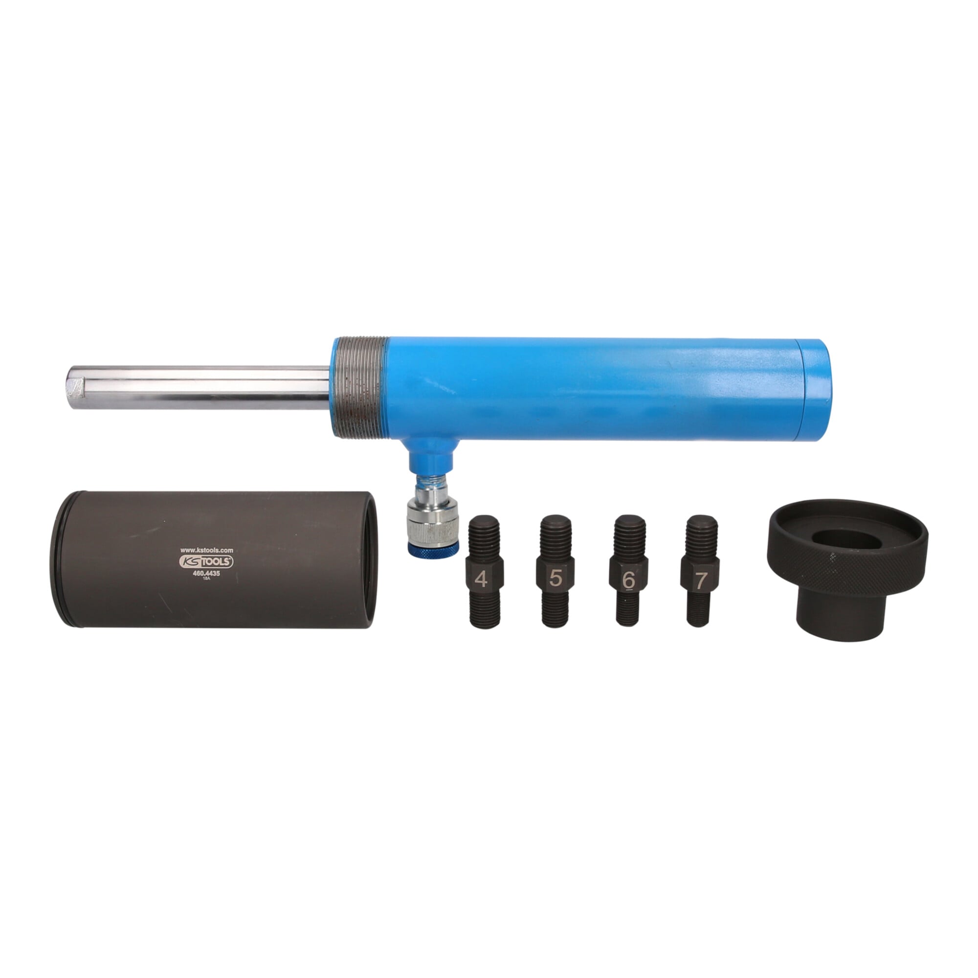 KS Tools Hydraulischer-Abzieher Satz für Bremsankerbolzen, 7-tlg
