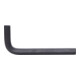 KS Tools inbussleutel gefosfateerd, kort, 12mm