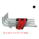 KS Tools inbussleutelset, lang, 10-delig.