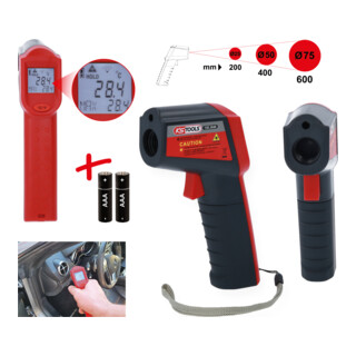 KS Tools Infrarot-Thermometer, -20° bis 500°