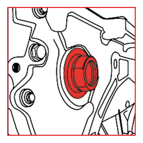KS Tools injectiepomp wieltrekker voor BMW, 33mm
