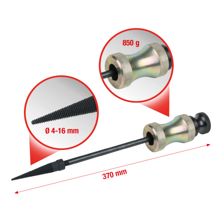 KS Tools injector afdichtings trekker met slaggewicht