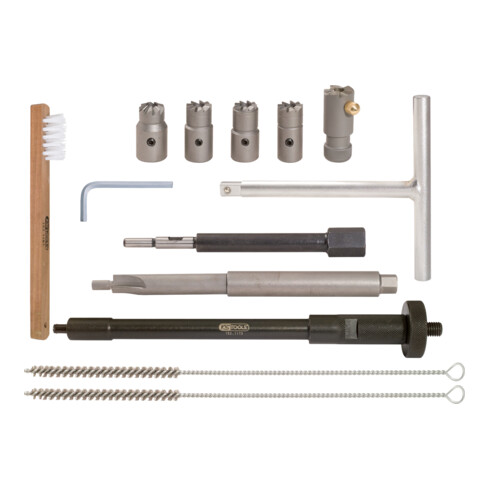 KS Tools injector afdichtrubber reinigingsset, 13 dlg
