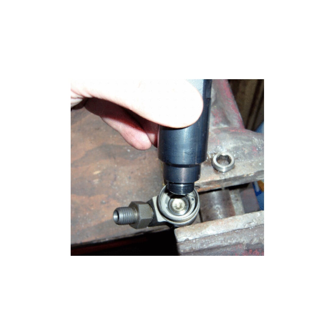 KS Tools injector afzuigkap met 6+3kg slaggewicht, 3-delig